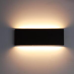 Top Light - LED Επιτοίχιο φωτιστικό εξωτερικού χώρου LED/12W/230V IP65 μαύρο