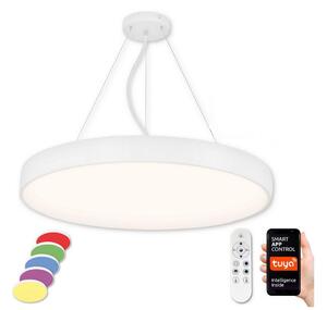 Top Light - LED RGB Kρεμαστό φωτιστικό οροφής ντιμαριζόμενο LED/60W/230V Wi-Fi Tuya λευκό + RC