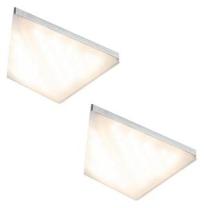 Paulmann 93584 - ΣΕΤ 2xLED/6,2W IP44 Φωτισμός επίπλων KITE 230V