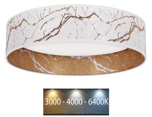 Brilagi - LED Φωτιστικό οροφής VELVET LED/24W/230V 3000/4000/6400K λευκό/χρυσό