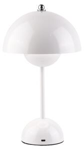 Inlight Rechargeable LED 1.5W 3CCT Touch Table Lamp White D:10x24cm (3059-White)