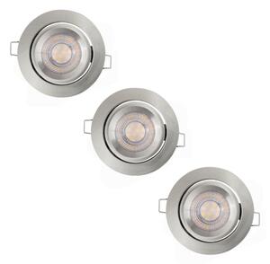 Ledvance - ΣΕΤ 3x LED Dimmable χωνευτά φωτιστικά SIMPLE LED/4,9W/230V