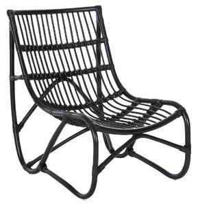 ΠΟΛΥΘΡΟΝΑ GRINN HM9815.02 ΡΑΒΔΟΙ RATTAN ΣΕ ΜΑΥΡΟ 56,5x73,5x79,5Υ εκ