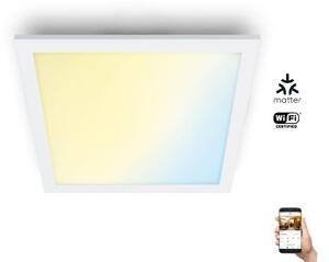 WiZ - LED Dimmable φωτιστικό οροφής SUPERSLIM LED/12W/230V λευκό Wi-Fi