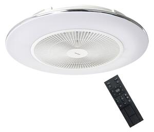 Brilagi - LED Dimmable φωτιστικό με ανεμιστήρα AURA LED/38W/230V λευκό + RC