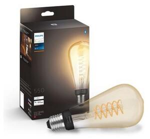 LED Dimmable λάμπα Philips Hue WHITE FILAMENT ST72 E27/7W/230V 2100K