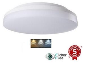 Sinclair - LED Πλαφονιέρα οροφής RDTJ LED/18W/230V 3000K/4000K/6000K IP54 λευκό