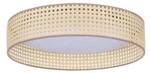 Duolla - Φωτιστικό οροφής LED ROLLER LED/24W/230V καλάμι rattan