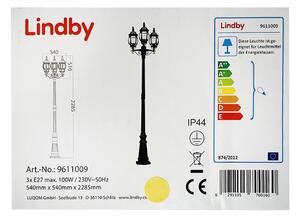 Lindby - Λάμπα εξωτερικού χώρου 3xE27/100W/230V IP44