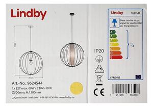 Lindby - Κρεμαστό φωτιστικό οροφής KORIKO 1xE27/60W/230V