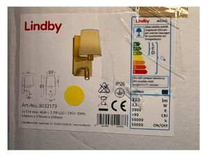 Lindby - Φωτιστικό τοίχου AIDEN 1xE14/40W/230V + LED/3.1W/230V