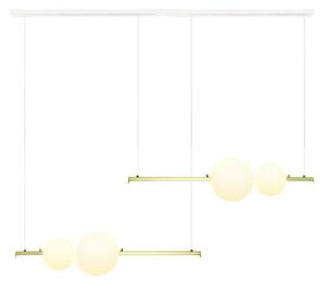 Zambelis 22235 - Led Dimmable κρεμαστό φωτιστικό οροφής LED/22W/230V χρυσαφί