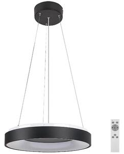 Rabalux 72001 - Led Dimmable κρεμαστό φωτιστικό οροφής CEILO LED/38W/230V μαύρο + RC