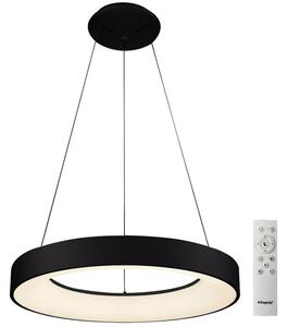 Azzardo AZ5008 - Led Dimmable κρεμαστό φωτιστικό οροφής SANTANA LED/50W/230V μαύρο + RC