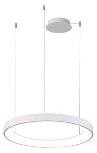 Azzardo AZ5018 -Led Dimmable κρεμαστό φωτιστικό οροφής AGNES LED/48W/230V διάμετρος 58 cm λευκό