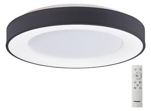 Azzardo AZ4995 - LED Dimmable φωτιστικό οροφής SANTANA LED/80W/230V μαύρο +RC