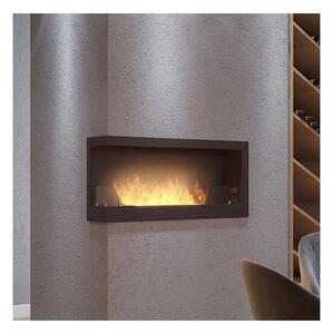 InFire - Corner Τζάκι BIO 45x90 cm 3kW μαύρο