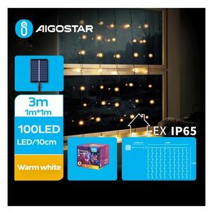 Aigostar - LED LED Ηλιακά Χριστουγεννιάτικα λαμπάκια 100xLED/8 λειτουργίες 4x1m IP65 θερμό λευκό