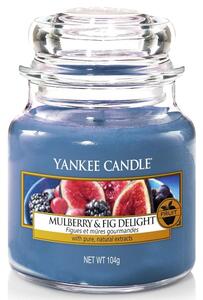 Yankee Candle - Αρωματικό κερί MULBERRY & FIG DELIGHT μικρό 104g 20-30 ώρες