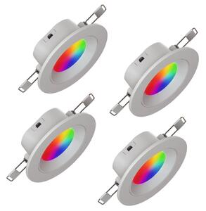 ΣΕΤ 4x LED RGBW Κρεμαστό φωτιστικό οροφής dimming ESSENTIALS LED/6W/230V 2700-6500K CRI 90