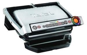 Tefal - Ψησταριά/Γκριλιέρα OPTIGRILL+ INOX WAFFLES 2000W/230V μαύρο/χρώμιο