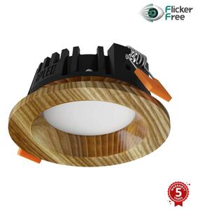 APLED - Φωτιστικό LED RONDO WOODLINE LED/3W/230V 3000K διάμετρος 9 cm δρυς μασίφ ξύλο