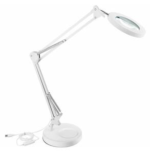 Extol - Επιτραπέζια λάμπα dimming LED με ένα magnifying Γυαλί LED/8W/5V 2900/4500/7500K λευκό