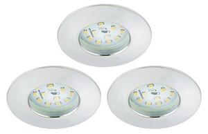 Briloner 8316-039-ΣΕΤ 3x Φωτιστικό μπάνιου dimming LED LED/5,5W/230V IP44