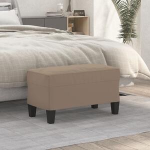 VidaXL Πάγκος Taupe 70 x 35 x 41 εκ. από Ύφασμα Μικροϊνών