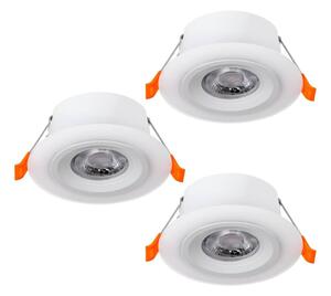 Eglo 900913 - ΣΕΤ 3x Κρεμαστό φωτιστικό οροφής LED CALONGE 3xLED/4,8W/230V λευκό