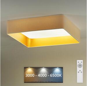 Brilagi - LED Φωτιστικό dimming VELVET SQUARE LED/24W/230V + RC κρεμ