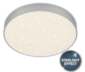 Briloner 7074-414 -Φωτιστικό οροφής LED STAR SKY LED/21W/230V διάμετρος 28 cm ασήμι