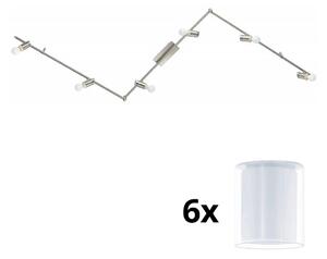 Eglo - LED Σποτ MY CHOICE 6xE14/4W/230V χρώμιο/λευκό