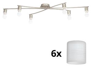 Eglo - Φωτιστικό οροφής LED MY CHOICE 6xE14/4W/230V χρώμιο/λευκό