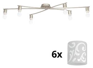 Eglo - Φωτιστικό οροφής LED MY CHOICE 6xE14/4W/230V χρώμιο/λευκό