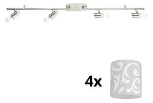 Eglo - LED Σποτ MY CHOICE 4xE14/4W/230V χρώμιο/λευκό