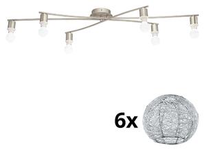 Eglo - Φωτιστικό οροφής LED MY CHOICE 6xE14/4W/230V χρώμιο