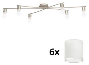 Eglo - Φωτιστικό οροφής LED MY CHOICE 6xE14/4W/230V χρώμιο/λευκό