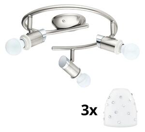 Eglo - LED Σποτ MY CHOICE 3xE14/4W/230V χρώμιο/λευκό