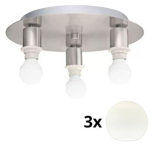 Eglo - Φωτιστικό οροφής LED MY CHOICE 3xE14/4W/230V χρώμιο/λευκό