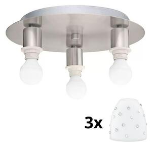 Eglo - Φωτιστικό οροφής LED MY CHOICE 3xE14/4W/230V χρώμιο/λευκό