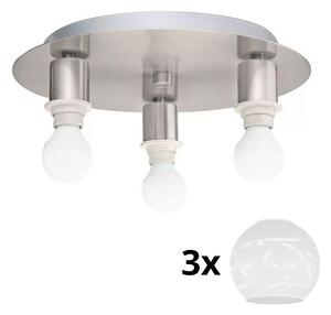 Eglo - Φωτιστικό οροφής LED MY CHOICE 3xE14/4W/230V χρώμιο/λευκό