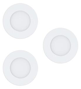 Eglo 78195 - ΣΕΤ 3x Χωνευτό Φωτιστικό LED FUEVA LED/2,7W/230V