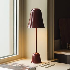 Globen Lighting Επιτραπέζιο φωτιστικό Blåklockan, μπορντό, ύψος 56 εκ., Κόκκινο, Σαλόνι / τραπεζαρία, Μέταλλο, Σκανδιναβικό