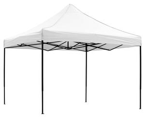 ΚΙΟΣΚΙ/GAZEBO MATTHEW HM6310 ΠΤΥΣΣΟΜΕΝΟ-ΣΚΕΛΕΤΟΣ ΜΕΤΑΛ.ΜΑΥΡΟΣ-ΛΕΥΚΟ ΥΦΑΣΜΑ 3x3x3,10Yμ