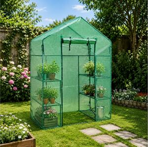 Θερμοκήπιο ProGarden με 4 ράφια και διαστάσεις 143x73x195cm