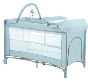 Παρκοκρέβατο 2 Θέσεων (0+ Μηνών/Έως 15kg) Kikka Boo So Gifted Plus Mint