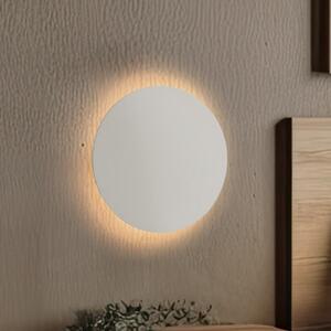 TK Lighting Φωτιστικό τοίχου Luna, μπεζ, έμμεσο φως, Ø 30 cm, ατσάλι, ρυθμιζόμενος, Μπεζ, Σαλόνι / τραπεζαρία, Μέταλλο