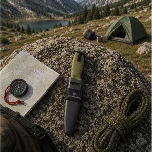 Μαχαίρι Επιβίωσης Victorinox Venture με Θήκη και μήκος 23.3 cm - Green