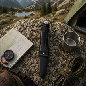 Μαχαίρι Επιβίωσης Victorinox Venture με Θήκη και μήκος 23.3 cm - Black
